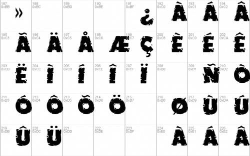 Earthquake Font 3