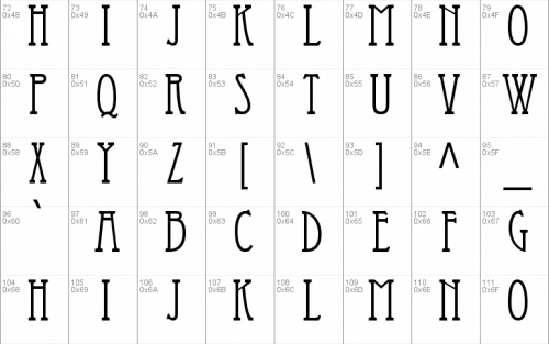 Eccentric Font 1