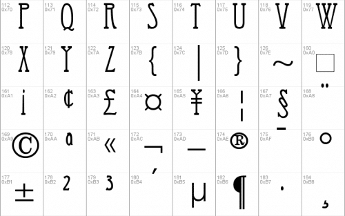 Eccentric Font 2