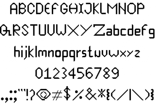 Edgy Font