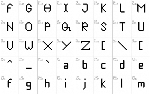 Edgy Font 2