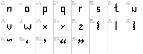 Edgy Font 3