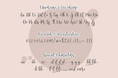 Elmore Calligraphy Font 7