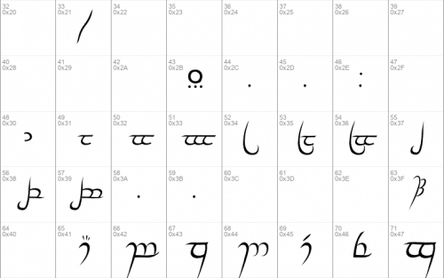 Elvish Font