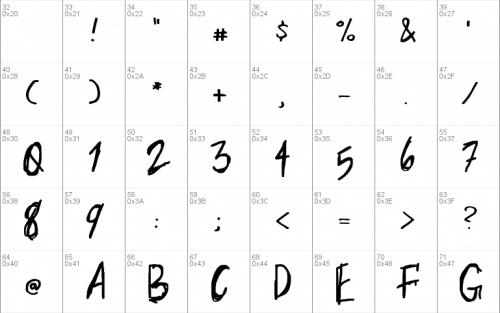 Emo Font 2