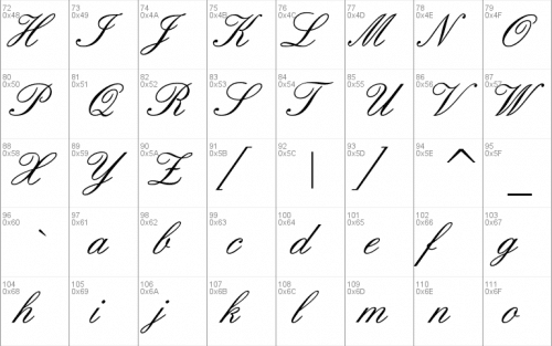 English Font  1