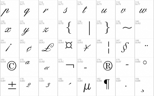 English Font  2