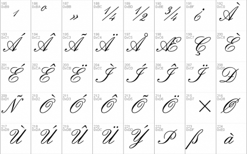 English Font  3