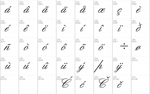 English Font  4