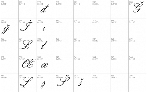 English Font  5