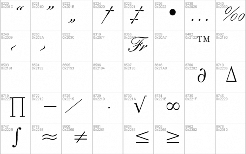 English Font  7