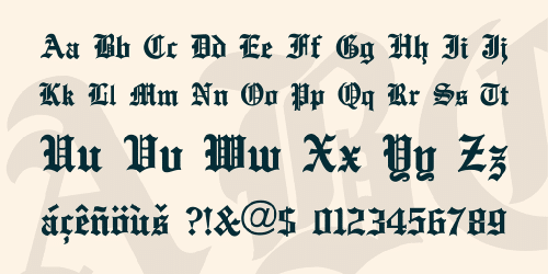 English Towne Font 2
