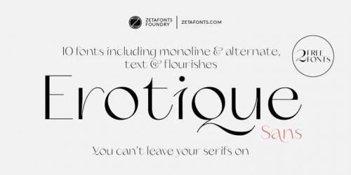 Erotique Sans Serif Font