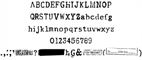 Fbi Old Report Font 1