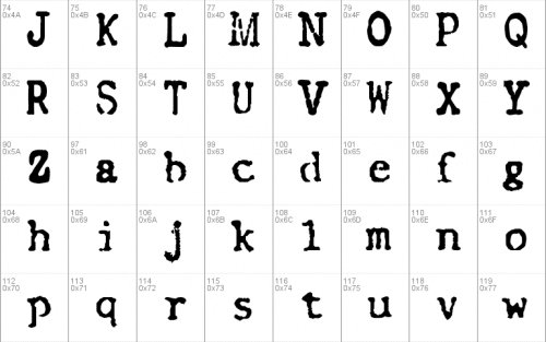 Fbi Old Report Font 3