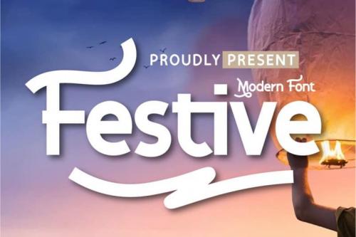 Festive Display Font