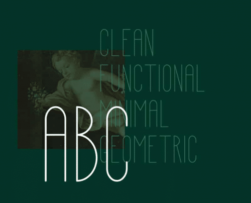 Fitalia Sans Serif Font 1
