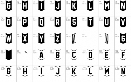 Footy Scarf Font 2