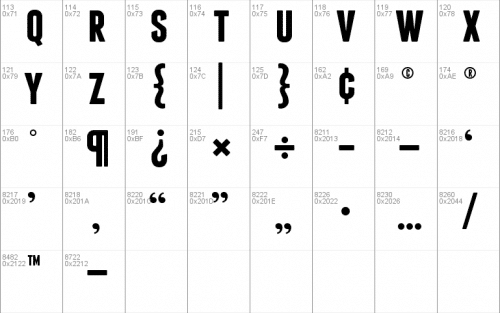 Franchise Free Font 2