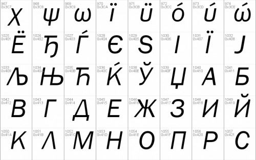 Franklin Gothic Book Font10