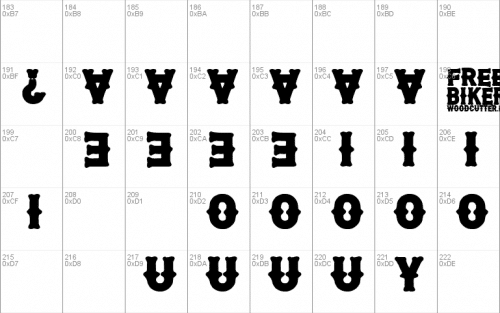 Free Biker Font 3