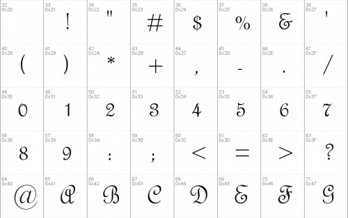 French Script Mt Font