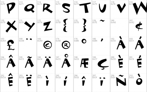 Funhouse Font  2