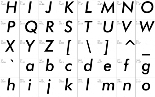 Futura Md BT Font 1