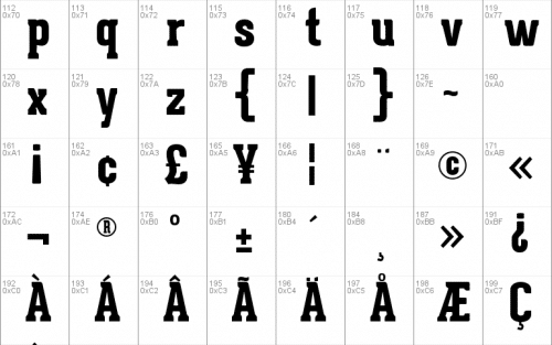 Geared Slab Font 2