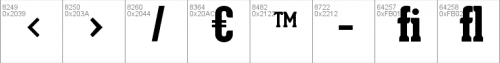 Geared Slab Font 5