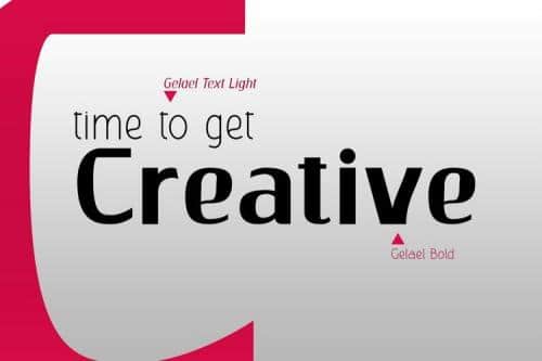 Gelael Sans Serif Font 1