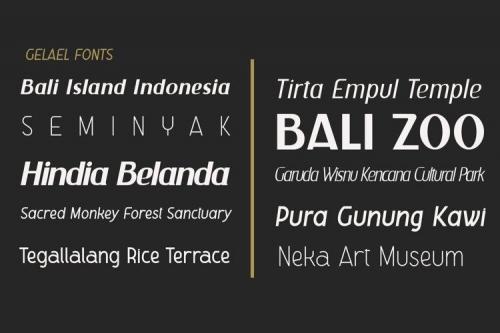 Gelael Sans Serif Font 4