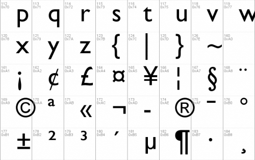 Gill Sans Std Font 2