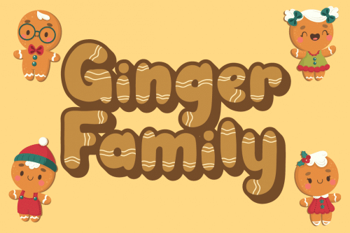 Ginger Biscuit Display Font 1