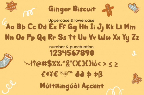 Ginger Biscuit Display Font 5