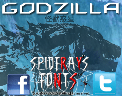 Godzilla Anime Font 1
