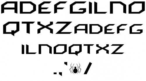 Godzilla Anime Font 2