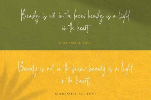 Goldenside Handwriting Font 2