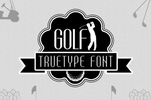 Golf Font