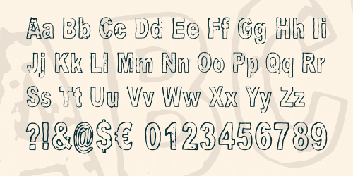 Good And Evil Font 3