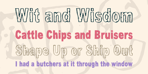 Good And Evil Font 4