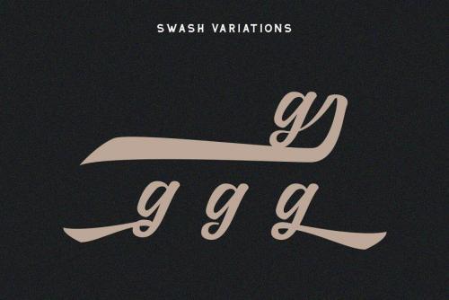 Hadrey – Vintage Script Font 11