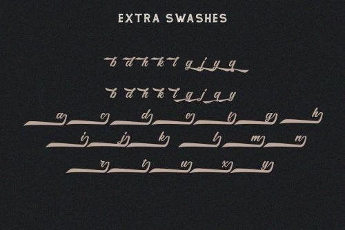 Hadrey – Vintage Script Font 8