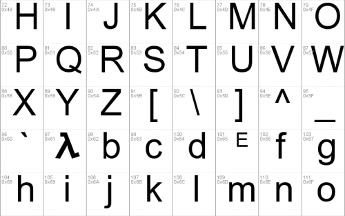 Halflife Font 1