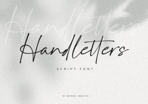 Handletters Handwritten Script Font