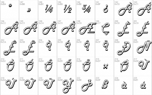 Harlow Font 9