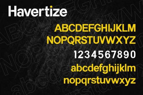 Havertize Bold Sans Serif Font 5