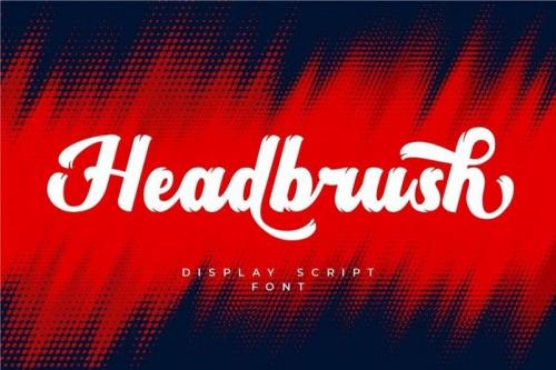 Headbrush Script Font