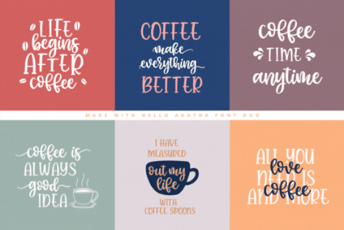 Hello Agatha Font Duo 2