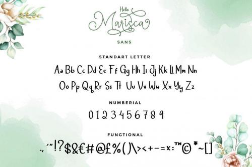 Hello Marisca Script Font 14